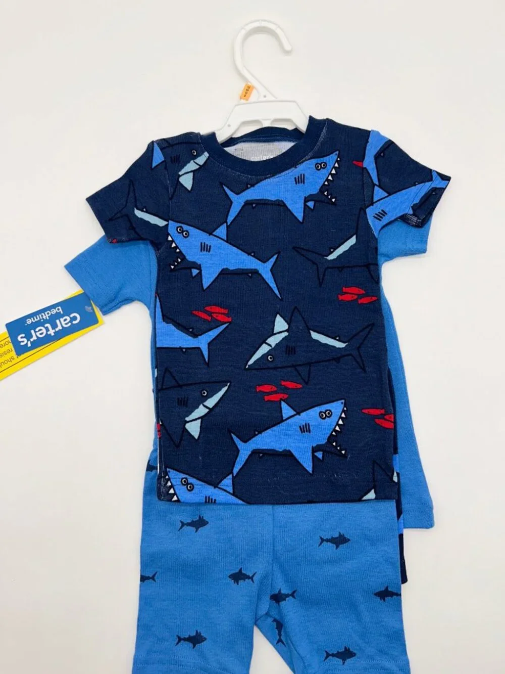 Carter's Boys 12M 4pc Shark Themed Pajama Set